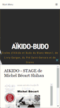 Mobile Screenshot of aikido-budo.fr